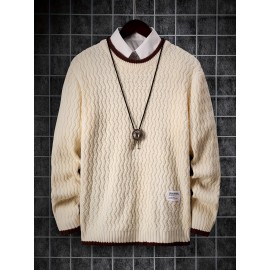 Men's Thermal Casual Knitted Pullover Sweater