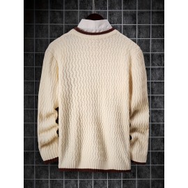 Men's Thermal Casual Knitted Pullover Sweater