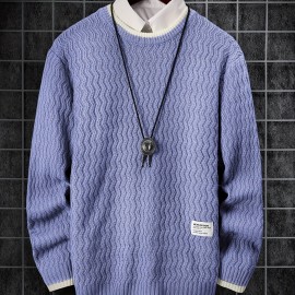 Men's Thermal Casual Knitted Pullover Sweater