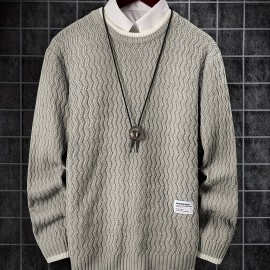 Men's Thermal Casual Knitted Pullover Sweater