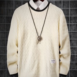 Men's Thermal Casual Knitted Pullover Sweater