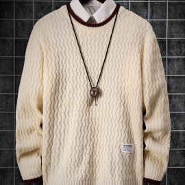 Men's Thermal Casual Knitted Pullover Sweater