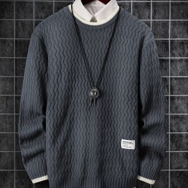 Men's Thermal Casual Knitted Pullover Sweater