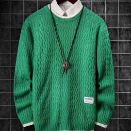 Men's Thermal Casual Knitted Pullover Sweater