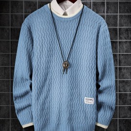 Men's Thermal Casual Knitted Pullover Sweater