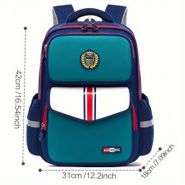 1pc Simple Fashion Backpack, Large Capacity School Backpack