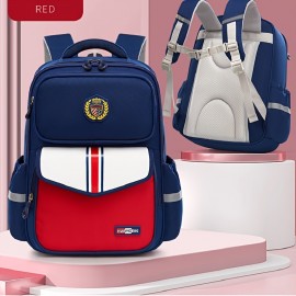 1pc Simple Fashion Backpack, Large Capacity School Backpack