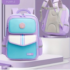 1pc Simple Fashion Backpack, Large Capacity School Backpack