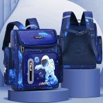 Waterproof School Bags, Cartoon Astronaut Space Starry Sky School Backpack, Large Capacity