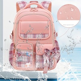 1pc Happy Tree 13592 Children's Student Backpack Cute Fashion College Style, Ideal choice for Gifts