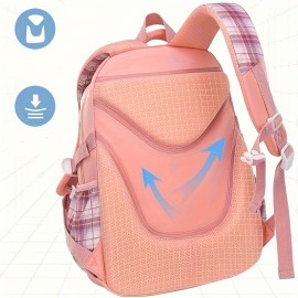 1pc Happy Tree 13592 Children's Student Backpack Cute Fashion College Style, Ideal choice for Gifts