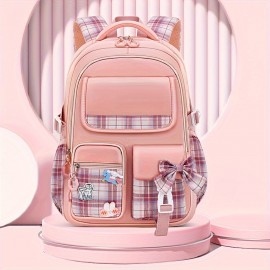 1pc Happy Tree 13592 Children's Student Backpack Cute Fashion College Style, Ideal choice for Gifts