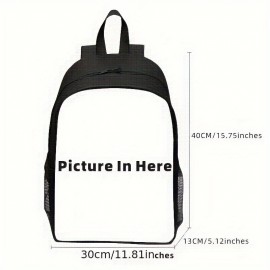 New Printed Student Backpack For Boys, Casual And Lightweight Large Capacity, Suitable For Outdoor Activities