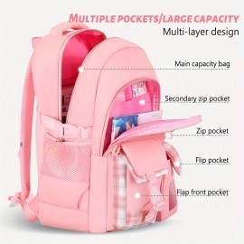 Cute Casual Large Capacity Backpacks, School Bag, Travel Backpack