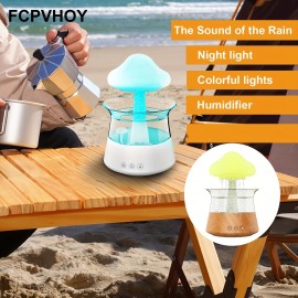 Relax And Rejuvenate With Aromatherapy Humidifier & Colorful Night Light