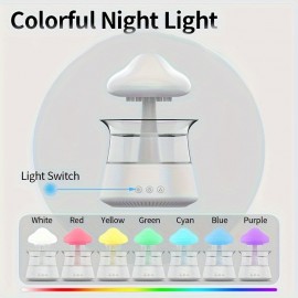 Relax And Rejuvenate With Aromatherapy Humidifier & Colorful Night Light