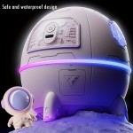 Portable Astronaut Humidifier with LED Light and Aroma Diffuser - USB Powered for Clean and Hydrated Air