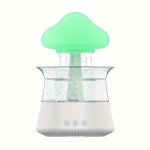 Rain Cloud Aromatherapy Essential Oil Zen Diffuser & Raining Cloud Night Light Mushroom Lamp, Diffusers Micro Humidifier Desk Fountain Bedside Sleeping Relaxing Mood Water Drop Sound