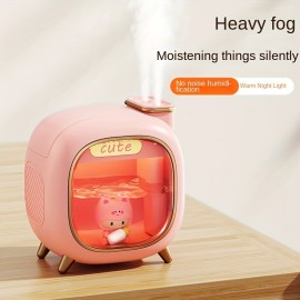 Humidifier Office Desktop Creative Double Spray Aromatherapy Large Mist Volume Usb Charging Humidifier For Home Bedroom Mini Small Appliances