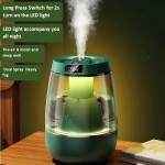 3 Liters Large Capacity Double Nozzle Cold Fog Humidifier, Bedroom Small Night Light Humidifier, Suitable For Home Plant Humidifier, Silent Air Humidifier Can Be Used For Up To 36 Hours, AI Intelligent Digital Display Air Humidity