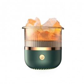 Salt Stone Humidifier with Aromatherapy and Atmosphere Light for Office and Bedroom