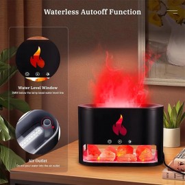 One 8.45oz Stone Aroma Diffuser With Essential Oil Diffuser Ultrasonic Humidifier For Home Bedroom Office