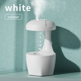 27.05oz Swim Upstream Antigravity Humidifier With Anti-Gravity Technology, Essential Oil Diffuser, Night Light, And Sprayer - Enhance Air Quality And Relaxation