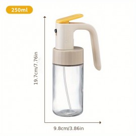 1pc 250ml/8.45oz Leak-Proof Oil Sprayer, Kitchen Oil Sprayer, For Kitchen, BBQ, Air Fryer, And Camping, Kitchen Stuff