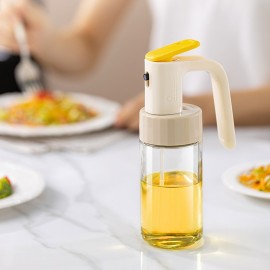 1pc 250ml/8.45oz Leak-Proof Oil Sprayer, Kitchen Oil Sprayer, For Kitchen, BBQ, Air Fryer, And Camping, Kitchen Stuff