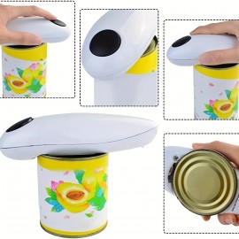 Electric Can Opener Hands Free Automatic No Sharp Edges Best Gift For Women, Senior With Arthritis