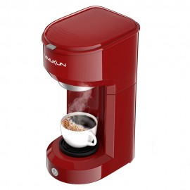 Single Serve Coffee Maker Coffee Brewer Compatible With K-Cup Single Cup Capsule With 6 To 14oz Reservoir (Only Machine)