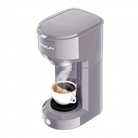 Single Serve Coffee Maker Coffee Brewer Compatible With K-Cup Single Cup Capsule With 6 To 14oz Reservoir (Only Machine)