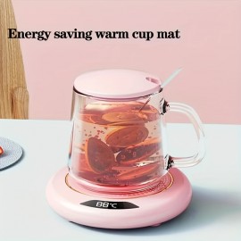 Versatile USB Beverage Warmer â€“ 3 Temp Settings, Auto Shut-Off, Ideal for Coffee/Tea, Home & Office Use