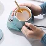 16W Smart Mug and Candle Warmer: Enjoy Hot Coffee, Tea & Milk with Energy-Efficient Flat Table Design â€“ Ideal for Home & Office (US Plug)