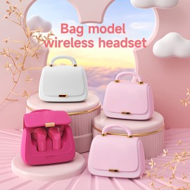 Unique Handbag, Small And Cute To Carry Around ENC Voice Noise Canceling Wireless Headphones.