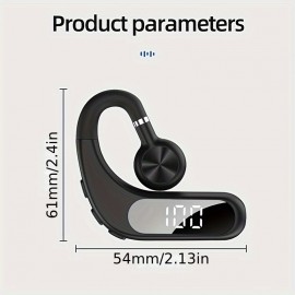 V28 Wireless Headset: HD Calls, Noise Cancellation, LongStandby & More - Perfect for Business & Sports!