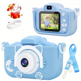 Cute Camera Toys For 3 4 5 6 7 8 9 10 11 12 Year Old Boys/Girls, Kids Digital Camera For Toddler With Video