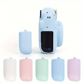 1pc, Suitable For Photo Mini12 Camera Battery Side Cover, Camera Accessories, Color Matching And Replaceable Battery Case