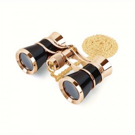 3Ã—25 Retro Telescope Full Metal With Bracelet Retro Metal Small Portable Decorative Optical HD Watch Concert Opera Competition Binoculars