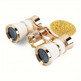 3Ã—25 Retro Telescope Full Metal With Bracelet Retro Metal Small Portable Decorative Optical HD Watch Concert Opera Competition Binoculars