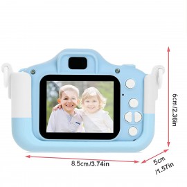 Kids Camera, Cartoon Children's Digital Camera With Silicone Case, 1080P HD 2.0 Inch Screen, Children's Digital Camera, Christmas New Year Toy For Boys Girls Toy Camera