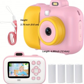 Instant Photo Camera Camera Pictures With Thermal Printing Paper Toys For Girls Gift 2.7k Photographic Cameras