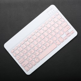 Portable Mini Wireless 10 Inch Keyboard Suitable For IPad, IPad Pro, IPad Mini, IPad Air, Rechargeable Ultra-thin Wireless Keyboard Suitable For Apple IPhone Samsung Tablet Smartphone IOS Android Windows.