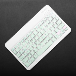 Portable Mini Wireless 10 Inch Keyboard Suitable For IPad, IPad Pro, IPad Mini, IPad Air, Rechargeable Ultra-thin Wireless Keyboard Suitable For Apple IPhone Samsung Tablet Smartphone IOS Android Windows.