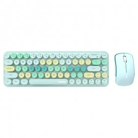 Keyboard And Mouse Sets With Excellent Color Matching Wireless Keyboard And Mouse Sets, Reliable 2.4 GHz Connectivity For PC, Laptop, Smart TV And More (Milk Tea Color) Gift For Birthday/Valentines/Halloween/Easter/Boy/Girlfriends