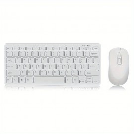 Sleek & Stylish Wireless Optical Keyboard & Mouse Set - Perfect For Your Computer!