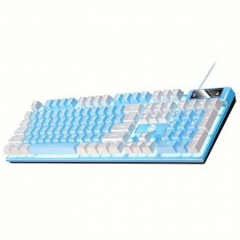 Wired Gaming Keyboard USB LED Lighting For Game Office E-sports