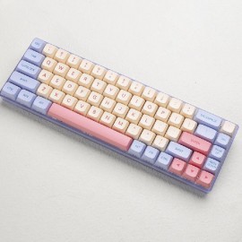 132 Keys XDA Keycaps PBT Marshmallow Keycaps PBT Dye Sublimation XDA Profile For MX Switch Fit 61/64/68/87/96/104/108 Keyboard XDA Keycaps