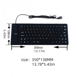 Waterproof Silicone Soft Keyboard