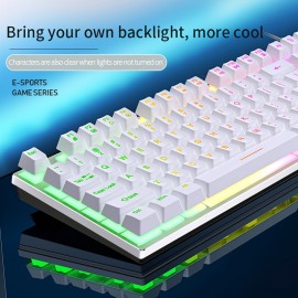 Universal Gaming Keyboard USB Wired Keyboard, Luminous Keyboard For Computer Laptop Notebook Easter Gift